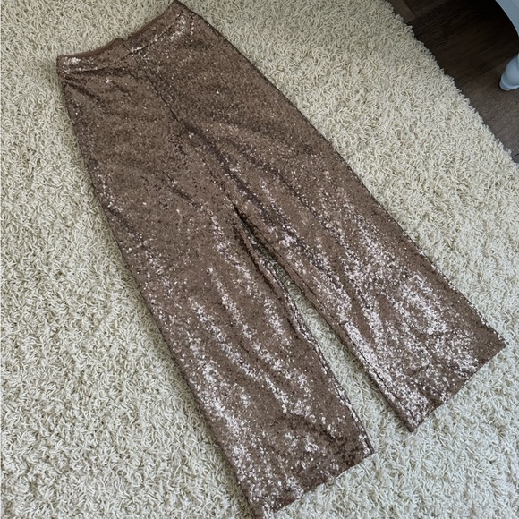 REVELRY Formal Sequin Trousers - Picture 1 of 6